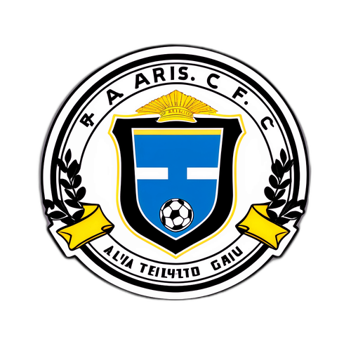 ΑΕ ΑΡΗΣ FC - Σήμα σε Vintage Στυλ