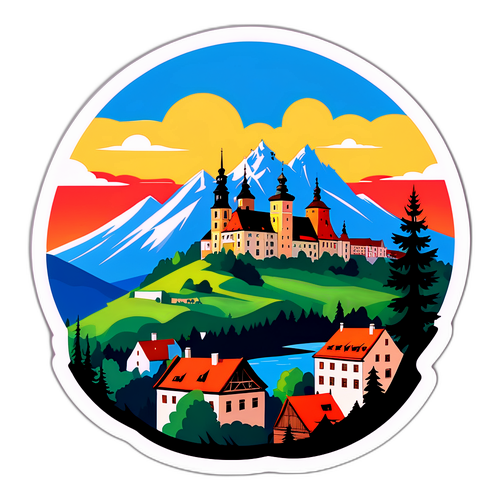 Sticker Élégant Paysages Polonais