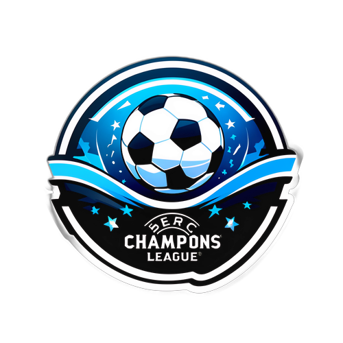 Adesivo Futuristico Champions League 2025