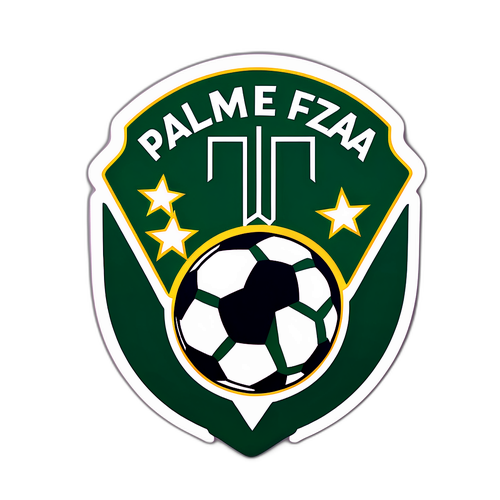 Stiker Minimalis Modern Pertandingan Palmeiras vs Fortaleza