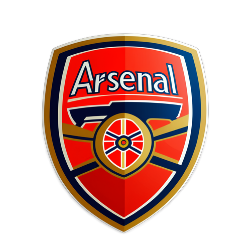 Autocolant Sportiv Premier League Arsenal