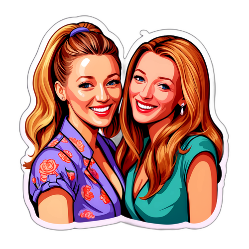 Barátság humorral Zsófi Szabó és Blake Lively között