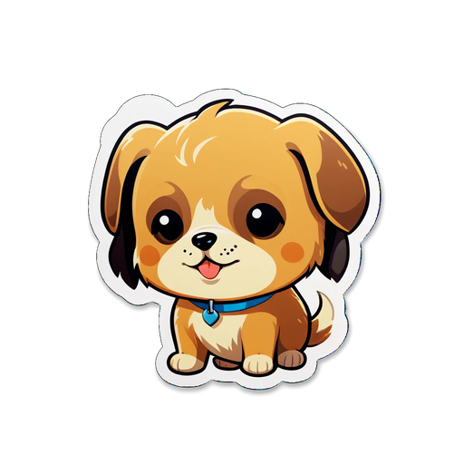 Cute Dog Sticker