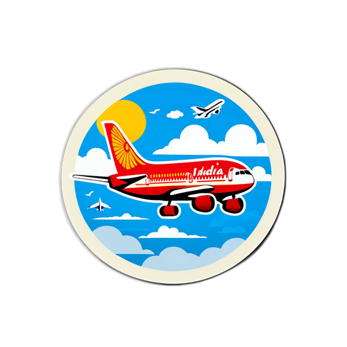 एयर इंडिया यात्रा स्टिकर