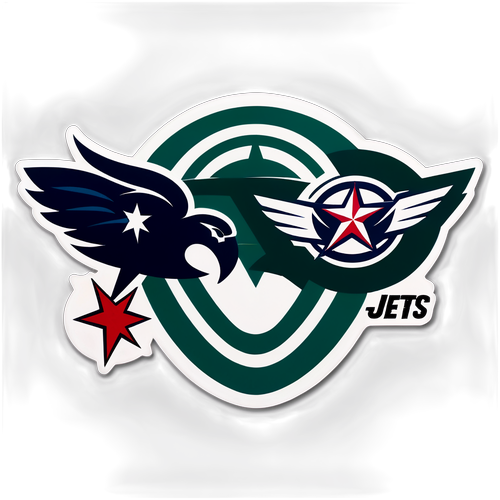 Jets vs Stars Showdown Sticker