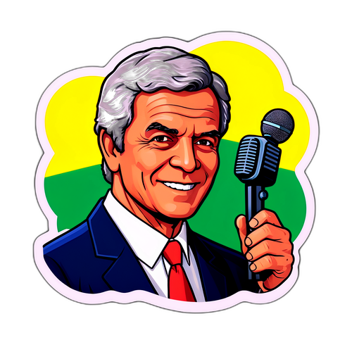 Sticker Nostálgico da TV Brasileira: William Bonner