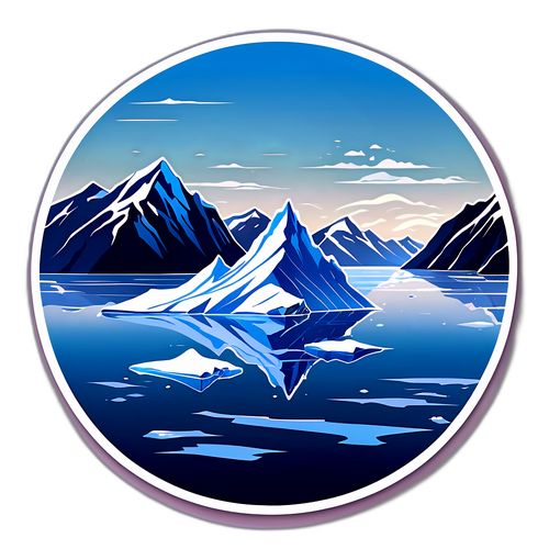 Suuri jäävuori pohjoisella merellä