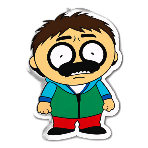 Autocollant humoristique de South Park