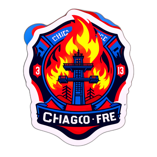 Adesivo della Tredicesima Stagione di Chicago Fire
