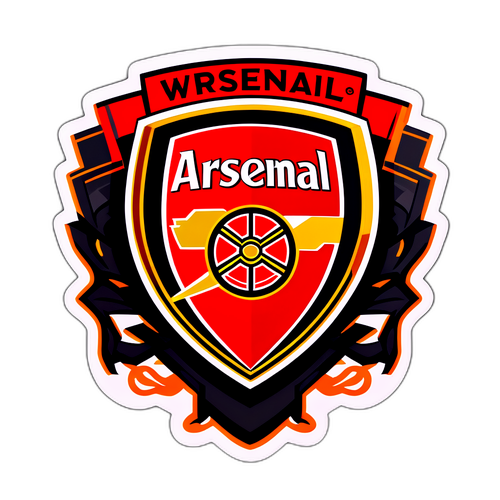 阿森納與狼隊足球隊徽融合設計