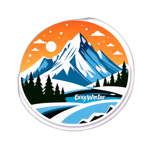 Karlı Dağ Manzarası