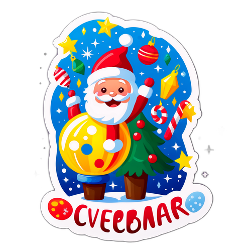 Stiker Musim Liburan Desember 2025