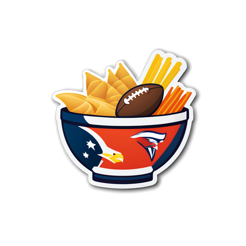 Sticker vui nhộn cho buổi tiệc Super Bowl