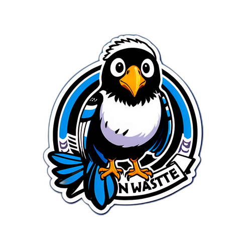 Newcastle United Magpie Sticker