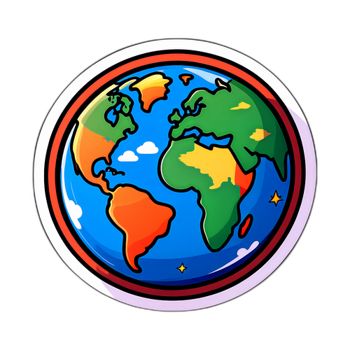 Ayos na Globe Sticker