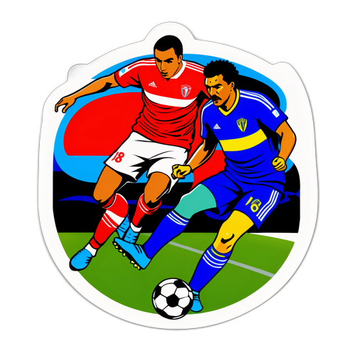 สติ๊กเกอร์การแข่งขันฟุตบอลเฟเนร์บาห์เช่ vs เบนฟิก้า