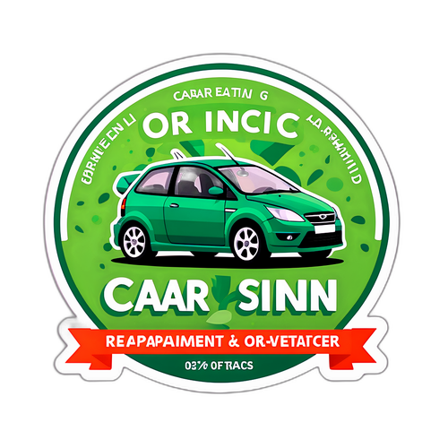 汽车置换推广贴纸