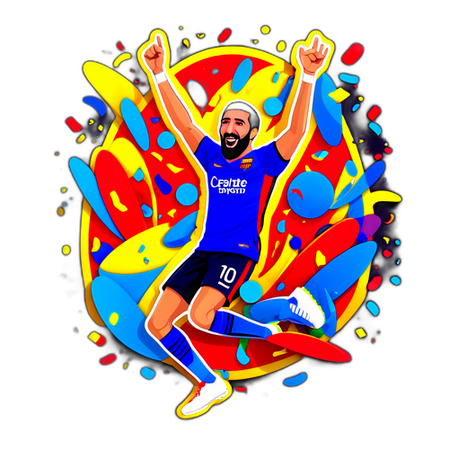 Arda Turan Gol Sevinci Sticker