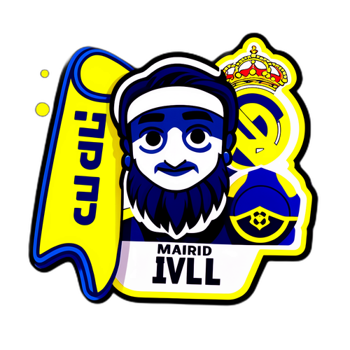 Sticker cu meciul Real Madrid contra Villarreal