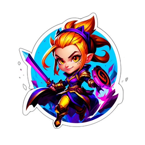 Dynamic Sticker z Bohaterami League of Legends