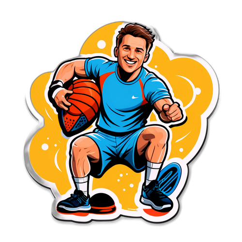 Sportovní akční nálepka