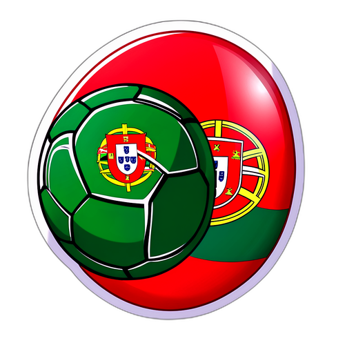 포르투갈 축구 기념 스티커
