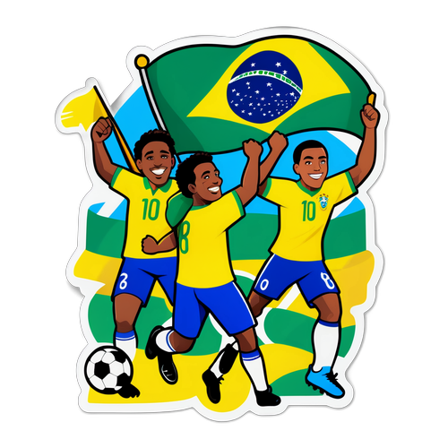 Stiker Penuh Energi untuk Merayakan Serie A Brasil