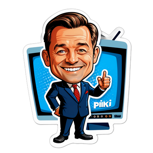 Martin Písařík jako karikatura