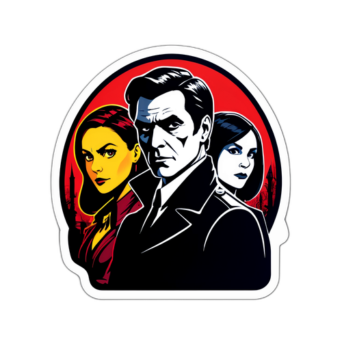 Dramatic Traitors Season 4 Sticker