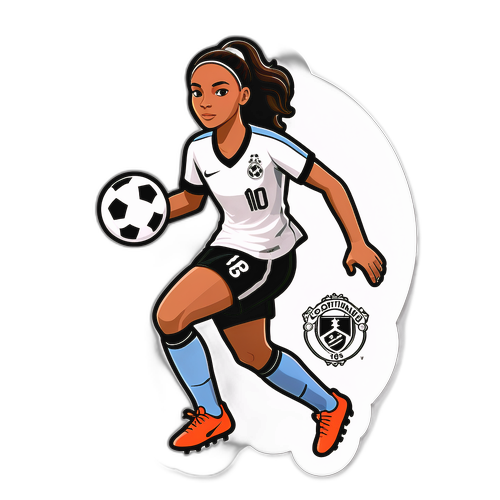 Adesivo Inspirador da Equipe Feminina do Corinthians