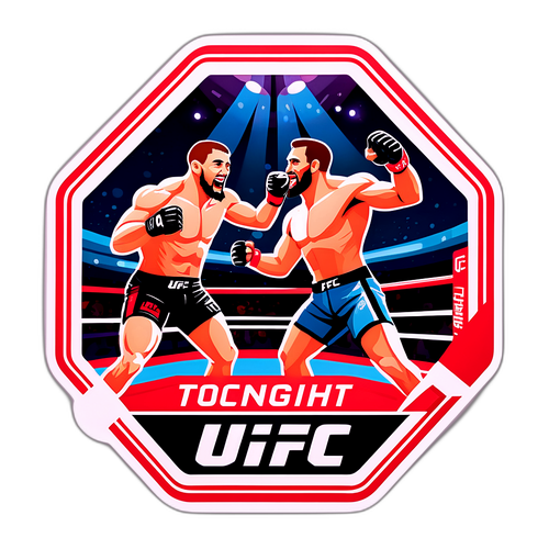 Autocollant de l'UFC ce soir