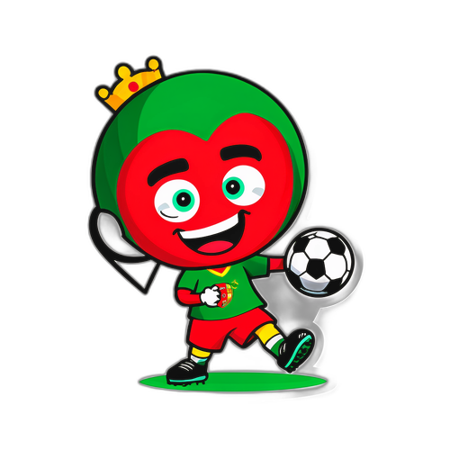 Spillende Fotballfigur fra Portugal FC