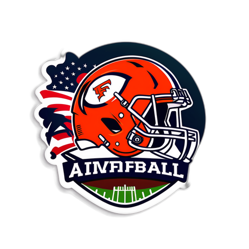 NFL標誌經典美式足球