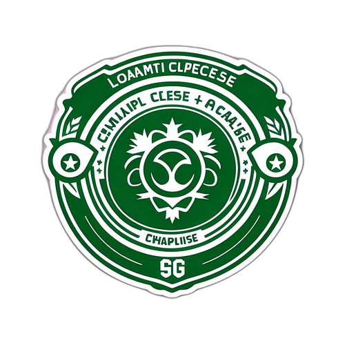 Diseño de sticker para resaltar los valores de unidad y comunidad