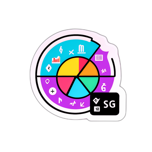 Nálepka s designem související s trhy Meta