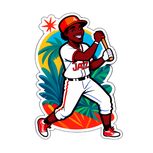 Playful Jazz Chisholm Jr. Sticker