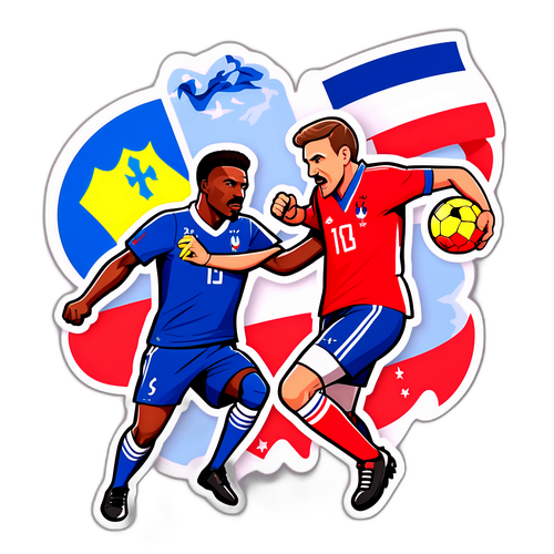 Scene ya Mchuano wa France dhidi ya Ukraine