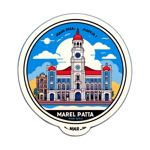 Sticker de Arquitectura de Mar del Plata