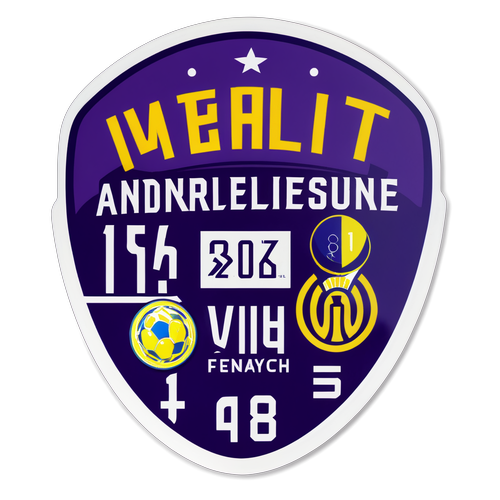 Anderlecht tegen Fenerbahçe Wedstrijd Sticker