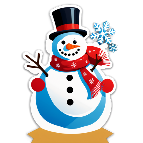 Unleash the Holiday Spirit! Meet the Adorable Snowman Who's Taking Christmas by Storm!