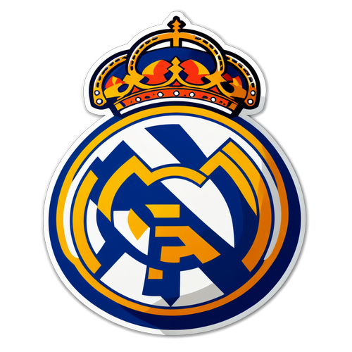 Real Madrid Logó Sticker