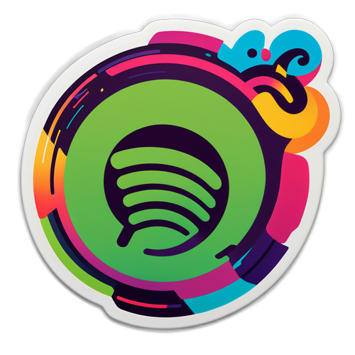 Autocolant Colorat Spotify Wrapped 2024