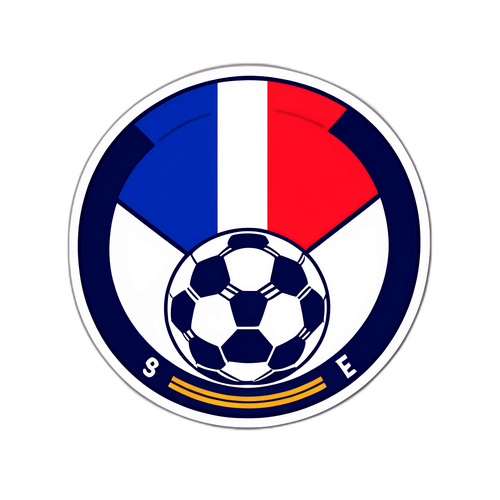 Sticker ya Timu ya Soka ya Ufaransa