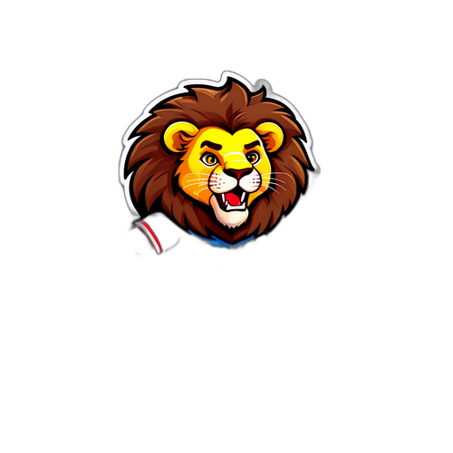 Α cartoonish απεικόνιση του λιονταριού της Νάπολης