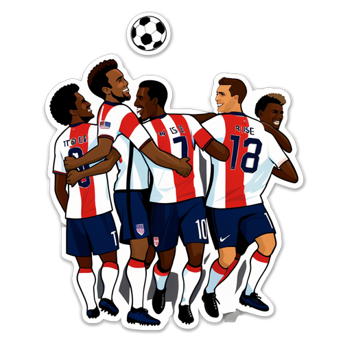 USMNT Unity Sticker: Together We Rise!