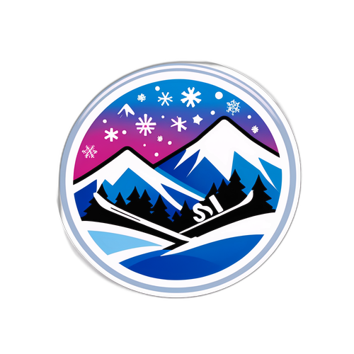 Snöflingor och skidbackar