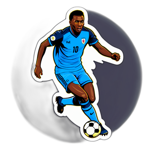 Jean-Philippe Mateta Futbol Sticker