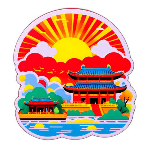 北京解除红色暴雨预警的场景