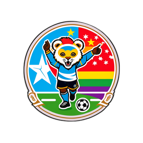 Sticker que representa el orgullo de Maquinchao