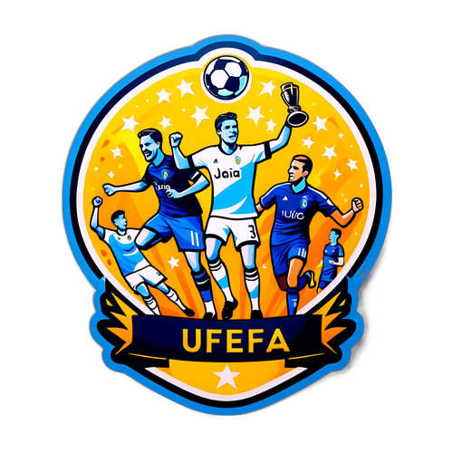 Trofi UEFA dalam Latar Belakang Meriah